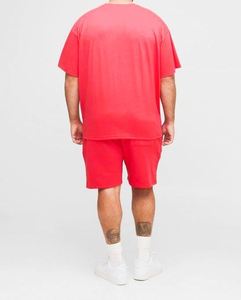 Ensemble 2 pièces homme Red Plus : T-shirt oversize imprimé étoile et short décontracté en jersey, survêtement oversize délavé à l'acide - Product Image 2