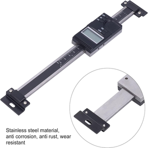 LCD 화면 디스플레이가있는 0-200mm 스테인리스 스틸 유연한 눈금자 선형 스케일 측정 ± 0.02mm 정확도 - Product Image 4