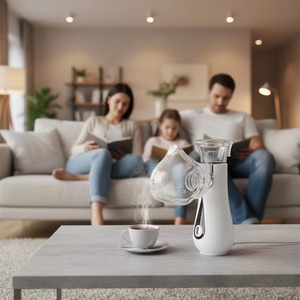 XZJM-06818 Rechargeable Handheld &le; 25dB Automatic <strong>Cleaning</strong> <strong>Nebulizer</strong> with 3.7V 800mAh Battery - Product Image 3