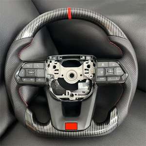 Volante de Fibra de Carbono Compatible con Toyota Camry <span class=keywords><strong>TRD</strong></span> XSE SE 2019 2025 2016 2018 2010 2024 <span class=keywords><strong>2020</strong></span> 2022 2011 2021 2012 2007 - Product Image 1