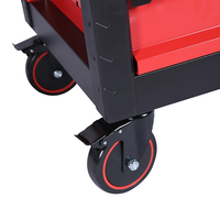 Bord CD-3070 avec 7 tiroirs et chariot à outils d'atelier en acier inoxydable, armoire à outils à tiroirs avec roulettes