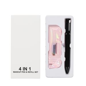 Lápiz de Maquillaje Multifuncional Retráctil 4 en 1 para Labios, Ojos, Cejas e Iluminador, Cosmético Facial OEM - Product Image 4