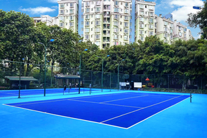 Pista acrílica para exteriores de alta calidad con certificación INOLP, suelo deportivo de baloncesto antideslizante respetuoso con el medio ambiente, máxima seguridad CN - Product Image 5