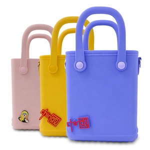 New Fashion Small Eva Foam Beach Tote Bag <b>Waterproof</b> <b>Silicon</b> Rubber Handbag for Girls for Summer Living Room Use - Product Image 1