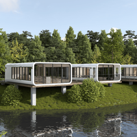 2024 extérieur préfabriqué Restaurant restauration rapide luxe Mobile expédition conteneur café Snack Bar modulaire Restaurant hôtel de luxe