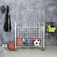 Nouveau chariot de collecte de balles de football portable Accessoire pour un stockage et un transport pratiques
