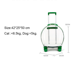 Manufacturer Wholesale Breathable Space <b>Backpack</b> Cat Carring Bag <b>with</b> <b>Wheel</b> Trolley - Product Image 2