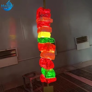 Escultura de Hongo de Fibra de Vidrio Pintada a Mano, Colorida y Divertida, para Fotografía Comercial y Exhibiciones en Zonas de Comida - Product Image 4