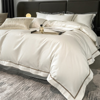Ensemble de literie en lyocell taille Queen, housse de couette douce, linge de lit pour la maison, nouveau design