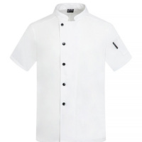 Uniforme unisexe pour la cuisine d'hôtel et la restauration Tenue de travail en maille à manches courtes pour chef de restaurant