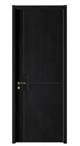 Wood And Pvc Composite Wpc Doors For UAE Market With Water Proof In 45mm And 35mm Thickness Wpc Door Board Panels