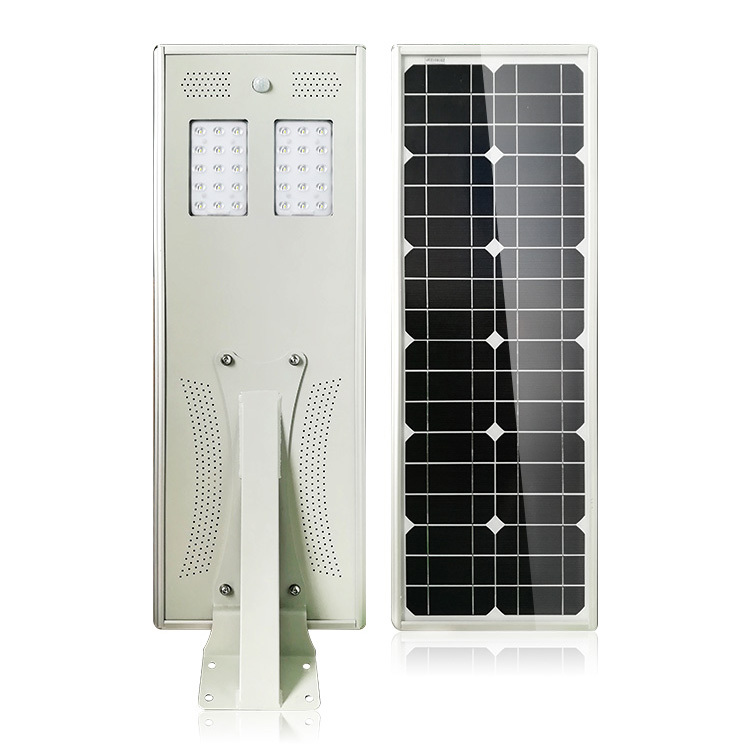 Impermeable led al aire libre de la calle solar luces integradas con panel solar