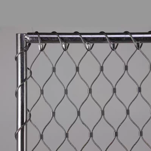 2025 Nueva lámpara de Torre Certificación de red de seguridad anticaída cerca tejida Flexible acero inoxidable 316 corte de malla de cuerda de alambre disponible - Product Image 6