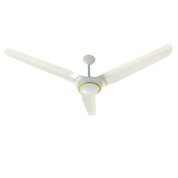 Ventilador de Techo Económico de 56 Pulgadas, 3 Aspas Grandes, 220V, Material Metálico, Sin Luz