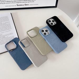 Étui en flanelle pour iPhone 17 Pro Max, texture en microfibre ultra-fine, magnétique pour Apple 16, coque de protection antichoc - Product Image 6