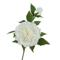 Fleurs artificielles en latex de haute qualité, toucher réaliste, 2 têtes, aspect luxueux, décoration florale pour la maison, arrangements floraux pour mariage