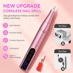 Taladro de <span class=keywords><strong>Uñas</strong></span> Profesional de Marca Privada, Mini Taladro de <span class=keywords><strong>Uñas</strong></span> de 35000 rpm con Batería de Larga Duración - Product Image 3