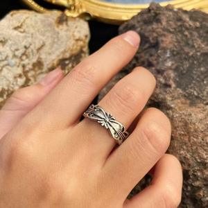 Bague en acier inoxydable plaqué argent de style européen américain, forme de cœur classique, ouverture en zircon, pour mariage, fiançailles, fête - Product Image 2