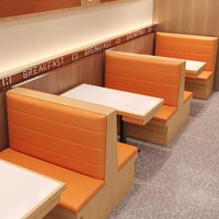 Ensemble table et chaises de restaurant en bois massif, style minimaliste moderne, pour restaurants, cafés, salons de thé, boutiques de bubble tea, usage commercial