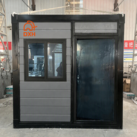 Maison conteneur modulaire pliable en acier à faible coût, 20 pieds, bureau, facile à assembler, maison mobile compacte