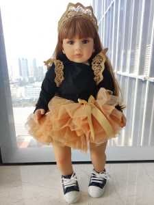 Cơ Thể R & B Cotton Có Hàng Bán Sỉ Búp Bê Tái Sinh Trẻ Em Bé Gái 60Cm Thực Tế Mới Nhất 24Inch Bebe Reborn De Silicon - Product Image 5