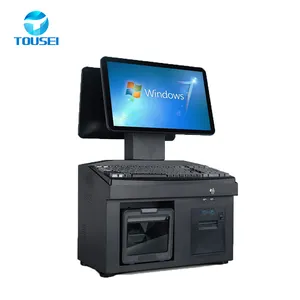 יצרן POS מדפסת סורק אנדרואיד מסוף תשלום 4G Win 10 נקודת מכירה מערכות מגע קופה רושמת לעסקים קטנים