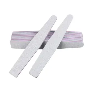 Professional Custom Logo Emery Board Zebra Strip custom Logo buffer nail file high quality custom 80 100 120 150 180 240