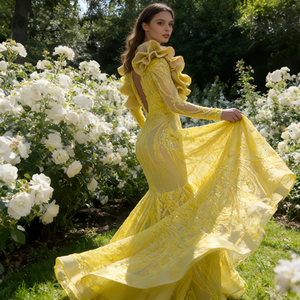 Abito da sposa bordeaux taglie forti |   Elegante Abito da Cerimonia e da Sera per una Celebrazione Sofisticata - Product Image 5