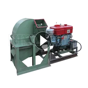 Professional Wood Flour Making Machine New Type Wood Crusher Wood Waste Sawdust Crushing Machine