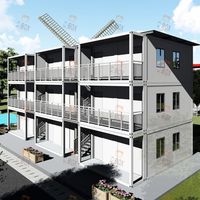 Cbox – conteneur de conception de maison à trois niveaux, maison préfabriquée, appartement assemblé