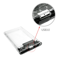 Caja móvil de disco duro de 2,5 pulgadas SATA mecánica estado sólido SSD caja externa computadora portátil usb3.0