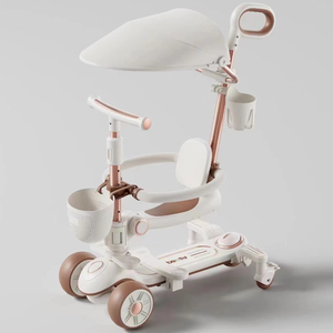 Trottinette Enfant 3-en-1 : <span class=keywords><strong>Tricycle</strong></span> Bébé, Porteur Amusant et Voiture Jouet à Pousser pour Enfants - Product Image 4