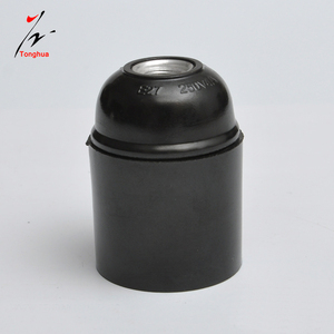 <span class=keywords><strong>E14</strong></span> E26 E27 giữ đèn cổ điển Bóng đèn cơ sở Đen Bakelite với vòng Edison vít lampholder - Product Image 4