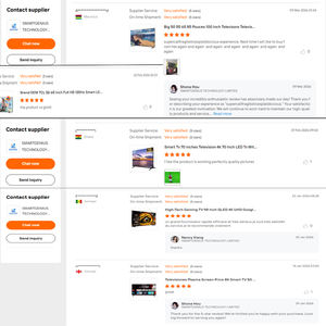 Dernier modèle de téléviseur intelligent 4K UHD LED à écran plat 32 40 43 50 55 60 65 75 pouces avec Wi-Fi intégré - Product Image 6