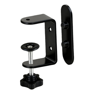 Chất Lượng Cao Tùy Chỉnh Kẹp C Hình Kim Loại Bàn Kẹp Cho Pet Acoustic Bảng Văn Phòng Bàn Divider Phụ Kiện - Product Image 1