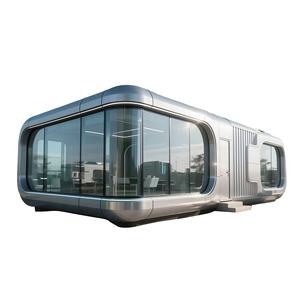 Casa contenedor prefabricada urbana moderna de lujo para edificio de oficinas apartamento escolar centro comercial supermercado vida urbana <span class=keywords><strong>Los</strong></span> Ángeles acero - Product Image 1