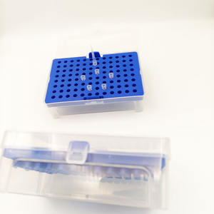 Caja para Puntas de Pipeta de Plástico, Contenedor de Polipropileno de 96 Pocillos para Pipeta de 10ul - Product Image 1