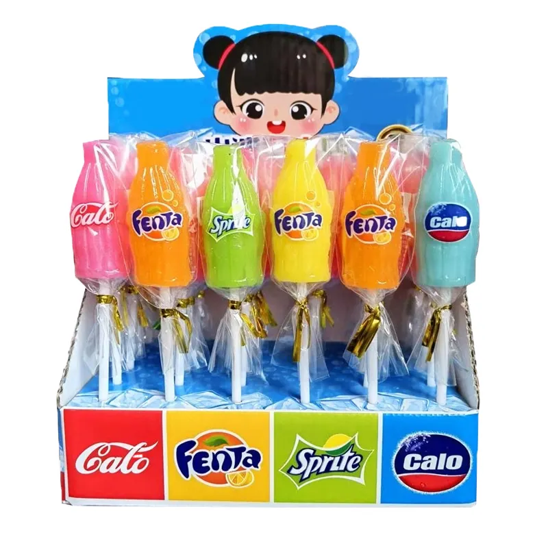 OEM 사탕 제조 업체 달콤한 신 팝 롤리팝 스틱 캔디 Lollypop