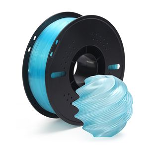 Filament d'imprimante 3D transparent en PETG 1,75 mm, bobine de 1 kg, haute résistance, faible déformation, compatible avec les imprimantes 3D FDM - Product Image 3