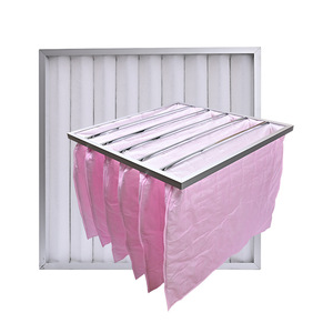 Filtre à air de poche à cadre métallique à efficacité moyenne, prix abordable, pré-filtre, filtre à sac 3 µm - Product Image 6