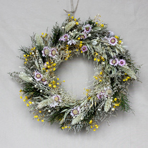<span class=keywords><strong>2023</strong></span> doux rêve décoratif couronne de fleurs séchées guirlande de fleurs pour un ami un cadeau vraie couronne de fleurs maison porte déco - Product Image 3