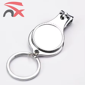 Logo personnalisé Fournisseur professionnel Vente en gros Ciseaux coupe-ongles en acier inoxydable Porte-clés - Product Image 4