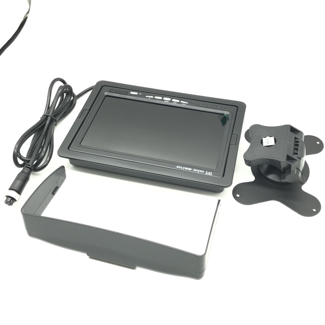 New Vehicle Monitor 7-inch IPS TFT High-definition Connection Mobile DVR Car Black Box butterfly Bracket Installation LCD