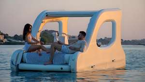 <span class=keywords><strong>Bateau</strong></span> gonflable électrique <span class=keywords><strong>de</strong></span> luxe pour 6 personnes pour bronzer et se détendre <span class=keywords><strong>Bateau</strong></span> catamaran gonflable - Product Image 2