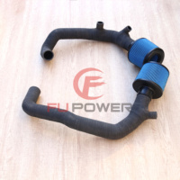 Kit de admisión de silicona de alto flujo de ubicación OEM de entrada Turbo de entrada de 2 "para N54 07-10 BMW 135i, 335i, 535i, 1M y Z4