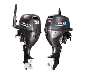 TWINSUN tekne motoru dıştan takma motor 4 zamanlı kısa şaft 25HP dıştan takma motor dıştan takma motorlar 25 HP tekne motoru yamaha yat motoru