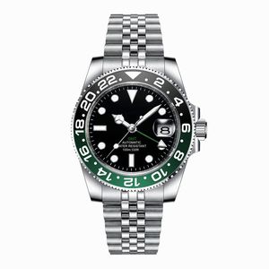 Reloj Mecánico Automático GMT de Moda para Hombre, Acero Inoxidable, Cristal de Zafiro, Resistente al Agua 10 Bar, Esfera Redonda de 40 mm - Product Image 2