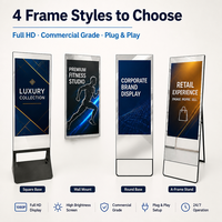 Miroir de fitness intelligent 43 pouces, écran numérique interactif Full HD, qualité commerciale, écran vertical pour salle de sport et entraînement à domicile