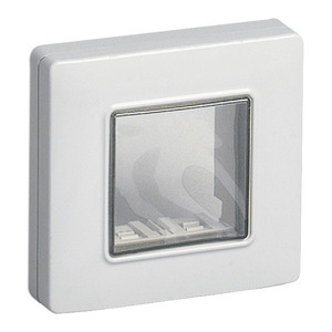 Conduit Fitting 2M <b>Cap</b> RAL 7035 Grey Claws 8.8 Length 2.2 Height - Product Image 1