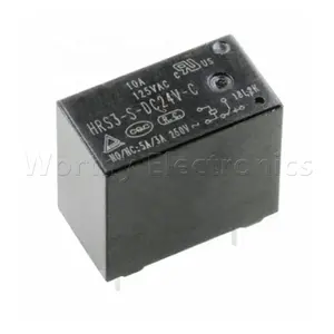 Electronic component communication relay 5V/12V/24DC 10A 5PIN DIP HRS3-S-DC24V-C relay module